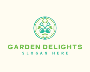 Shovel Leaf Landscaping logo design