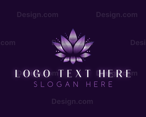 Lotus Wellness Flower Logo