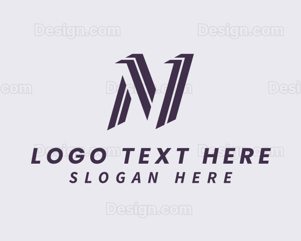 Creative Brand Letter N Logo