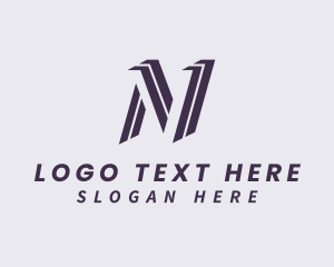 Creative Brand Letter N logo