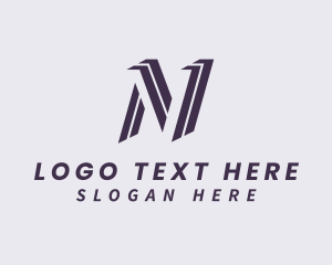 Creative Brand Letter N Logo
