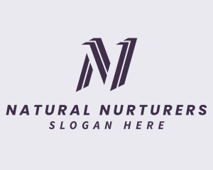 Creative Brand Letter N logo design