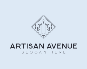 Artisanal Souvenir Candlelight logo design