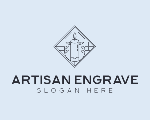 Artisanal Souvenir Candlelight logo design