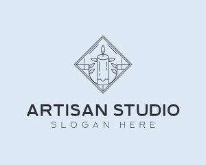 Artisanal Souvenir Candlelight logo design