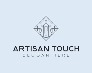 Artisanal Souvenir Candlelight logo design