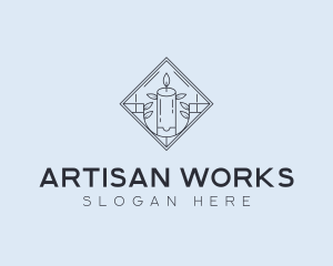 Artisanal Souvenir Candlelight logo design