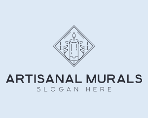 Artisanal Souvenir Candlelight logo design