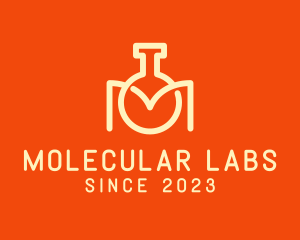 Science Club Flask  logo design