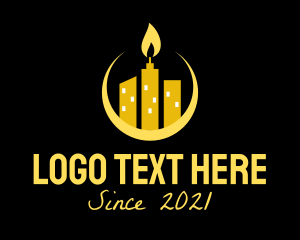 Yellow City Candle  logo