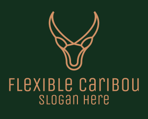 Gazelle Antler Monoline logo