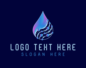 Droplet Tech Network logo design