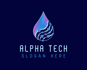 Droplet Tech Network logo design