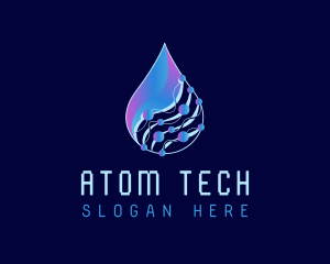 Droplet Tech Network logo design