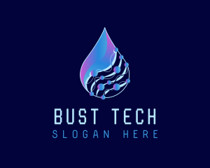 Droplet Tech Network logo design