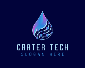 Droplet Tech Network logo design