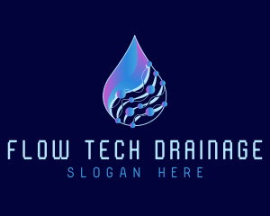 Droplet Tech Network logo design