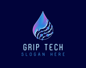 Droplet Tech Network logo design