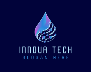 Droplet Tech Network logo design