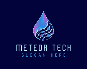 Droplet Tech Network logo design