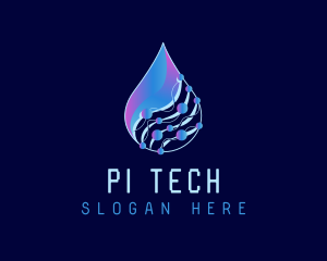 Droplet Tech Network logo design