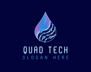 Droplet Tech Network logo design