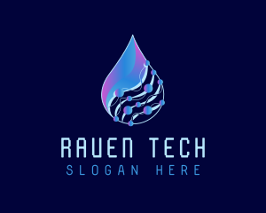 Droplet Tech Network logo design