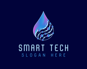 Droplet Tech Network logo design