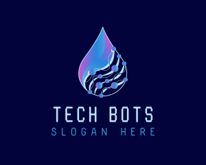 Droplet Tech Network logo design