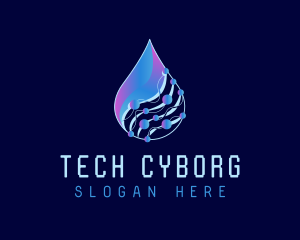 Droplet Tech Network logo design