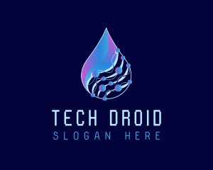 Droplet Tech Network logo design