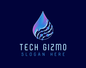 Droplet Tech Network logo design