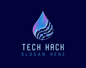 Droplet Tech Network logo design