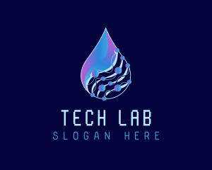 Droplet Tech Network logo design