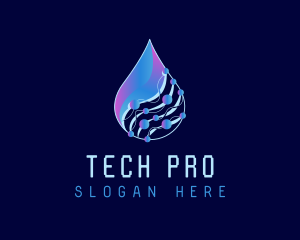 Droplet Tech Network logo design