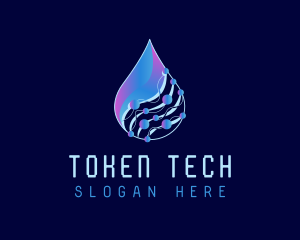 Droplet Tech Network logo design