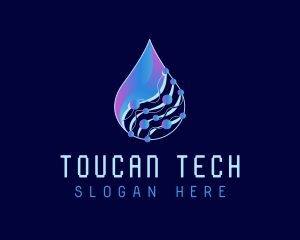 Droplet Tech Network logo design