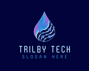 Droplet Tech Network logo design