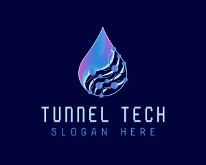 Droplet Tech Network logo design