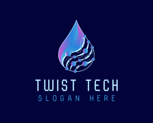 Droplet Tech Network logo design