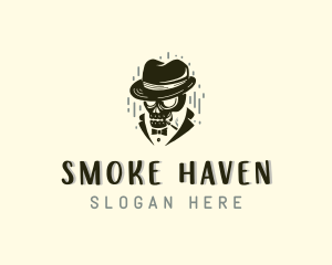 Skull Gentleman Smoker logo