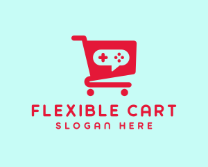 Console Shopping Cart logo design