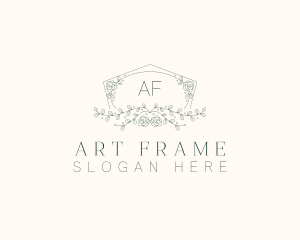 Floral Wedding Frame  logo