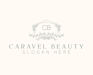 Floral Wedding Frame  logo design