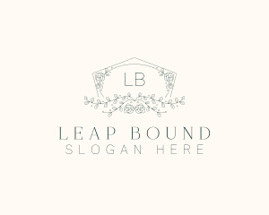 Floral Wedding Frame  logo design