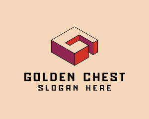 3D Pixel Letter G logo design