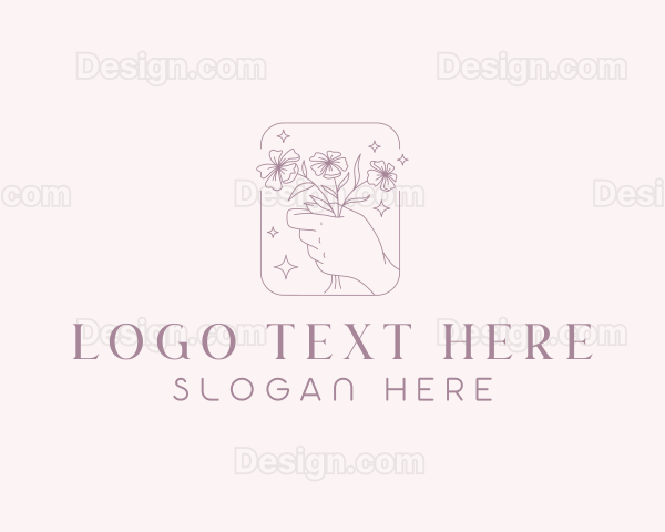 Wedding Flower Arrangement Logo