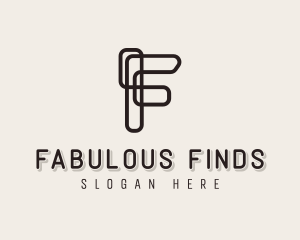 Stylish Company Letter F logo