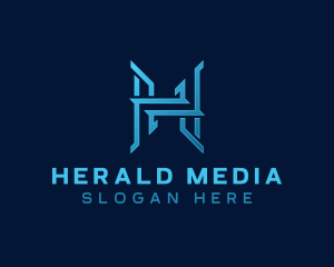 Creative Media Letter H logo design