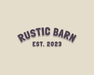 Generic Rustic Company logo design